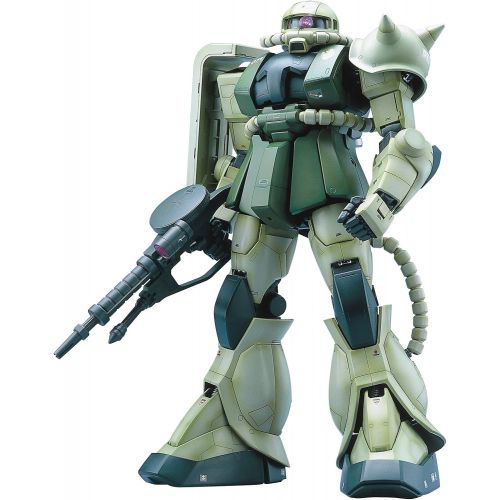 반다이 Bandai Hobby MS-06F Zaku II Mobile Suit Gundam Perfect Grade Action Figure, Scale 1:60
