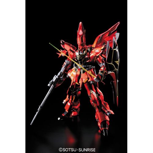 반다이 Bandai Hobby MSN-06S Sinanju Ver. KA Titanium Finish Bandai MG Action Figure