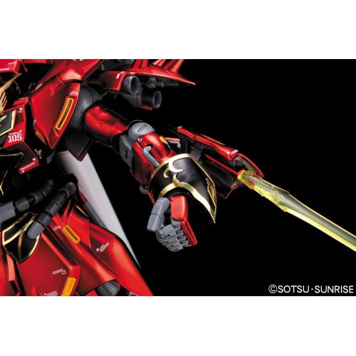 반다이 Bandai Hobby MSN-06S Sinanju Ver. KA Titanium Finish Bandai MG Action Figure