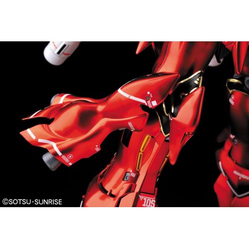 반다이 Bandai Hobby MSN-06S Sinanju Ver. KA Titanium Finish Bandai MG Action Figure