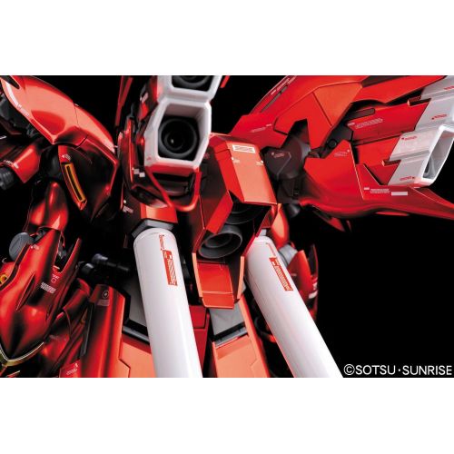 반다이 Bandai Hobby MSN-06S Sinanju Ver. KA Titanium Finish Bandai MG Action Figure