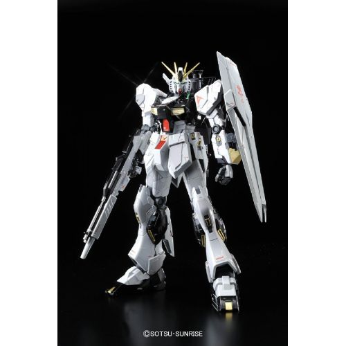 반다이 Bandai Hobby MG Nu Gundam Version Ka Titanium Finish Action Figure