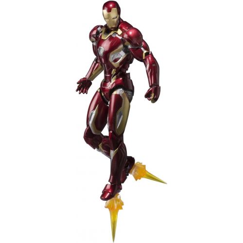 반다이 Bandai SH Figuarts Avengers Iron Man Mark 45 About 155mm ABS u0026 PVC u0026 die-cast Painted Action Figure