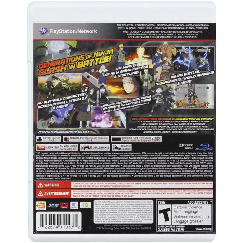반다이 By      Bandai Namco Entertainment America Naruto Shippuden: Ultimate Ninja Storm Generations - Xbox 360 (Limited)