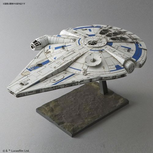 반다이 Bandai Hobby Star Wars 1144 Plastic Model Millennium Falcon (Lando Calrissian Ver.) Solo: A Star Wars Story