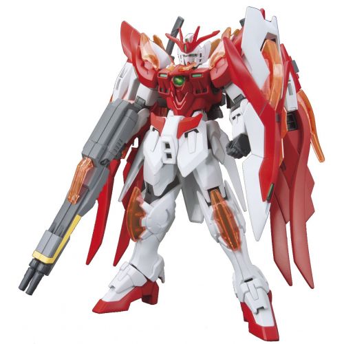 반다이 Bandai Hobby HGBF Wing Gundam Zero Flame (Honoo) Gundam Build Fighters Model Kit, 1144 Scale