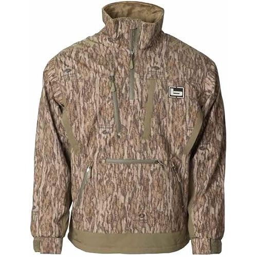  Banded Gear Mens Stretchapeake Insulated 1/4 Zip Camo Pullover