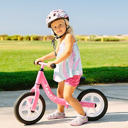  Bandit Bicycles Balance Bike for Kids - Super Light - Never Flat Tires - California Based Company - Quick Release and Ergonomic Seating for better posture - Easiest Assembly!