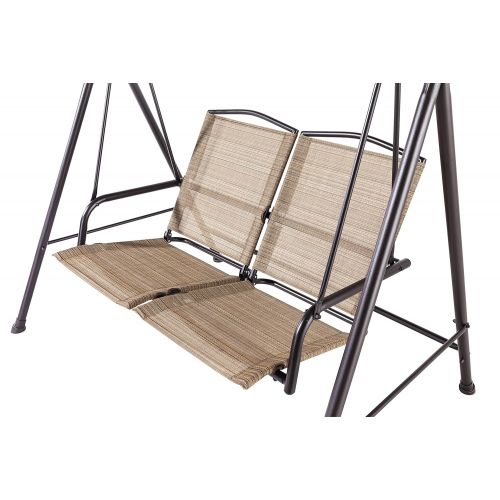  Baner Backyard Classics Porch Swing with Stand and Awning