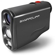 BanffCliff Professional Laser Rangefinder, 656Yard 600M Outdoor Hunting Golf Range Finder, Fog Scan Mode Speed Measurement Waterproof Distance Measure Meter Carry Case & Battery I