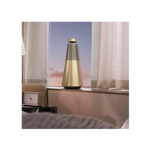  Bang & Olufsen Beosound 2 (3rd Generation) Multiroom Wi-Fi Speaker, Gold Tone