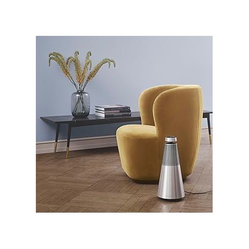  Bang & Olufsen Beosound 2 (3rd Generation) Multiroom Wi-Fi Speaker, Natural Aluminum