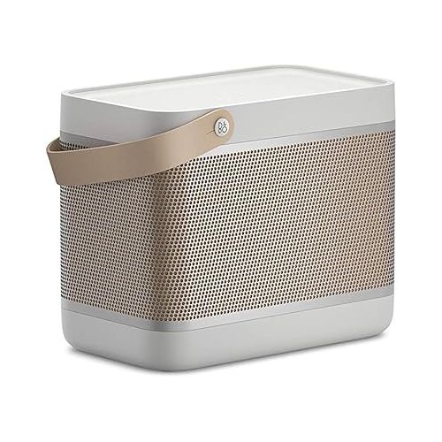  Bang & Olufsen Beosound Balance Wireless Multiroom Speaker, Natural Oak & Beolit 20 Powerful Portable Wireless Bluetooth Speaker, Grey Mist