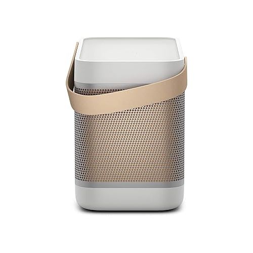  Bang & Olufsen Beosound Balance Wireless Multiroom Speaker, Natural Oak & Beolit 20 Powerful Portable Wireless Bluetooth Speaker, Grey Mist