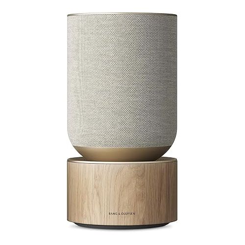  Bang & Olufsen Beosound Balance Wireless Multiroom Speaker, Natural Oak & Beolit 20 Powerful Portable Wireless Bluetooth Speaker, Grey Mist