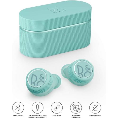  Bang & Olufsen Beoplay E8 Sport True Wireless In-Ear Bluetooth Earphones with Customizable Comfort Fit, Microphones and Touch Control, Wireless Charging Case, 28H Playtime, IP57 Du