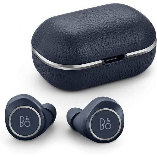  Bang & Olufsen Beoplay E8 2.0 Truly Wireless Bluetooth Earbuds and Charging Case - Indigo Blue with Wireless Charging Pad