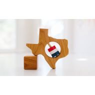BannorToys Texas Baby Rattle Baby Toy Baby Shower Gift Baby Gift Wooden Rattle Wooden Baby Rattle Wood Rattle New Baby Gift Newborn Gift Eco Friendly