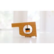 Etsy OKLAHOMA State Baby Rattle - Modern Wooden Baby Toy - Organic and Natural