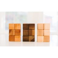 /BannorToys 18 Wooden Building Blocks - Organic Bannor Toys Building Blocks - Wood Blocks -Hardwood Blocks