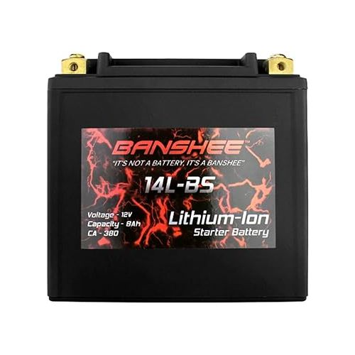  Banshee Lithium Ion Power Sports Battery Replaces Shorai LFX21L6-BS12