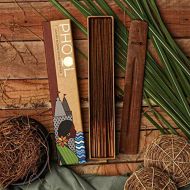 인센스스틱 Bansi Phool Natural Organic Vetiver (Khus) Incense Sticks (Agarbatti), 40 Sticks (Pack of 5)