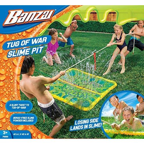  [아마존베스트]Banzai Tug Of War Slime Pit Sprinkling Splash Mat