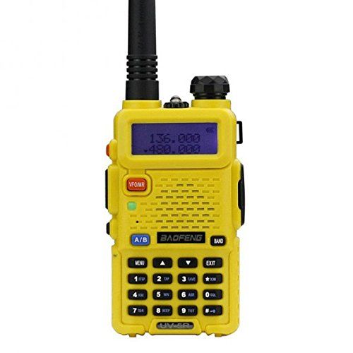  BaoFeng Baofeng UV-5R Walkie Talkie Dual Band Two Way Radio Transceiver - Yellow