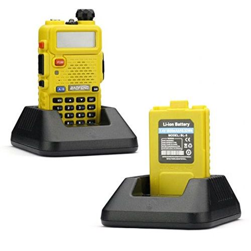  BaoFeng Baofeng UV-5R Walkie Talkie Dual Band Two Way Radio Transceiver - Yellow
