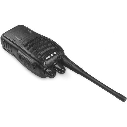  BaoFeng BF-888S (Pack of 4) Handheld 5W Two Way Ham Radio Walkie Talkie with Earpiece Built in LED Torch