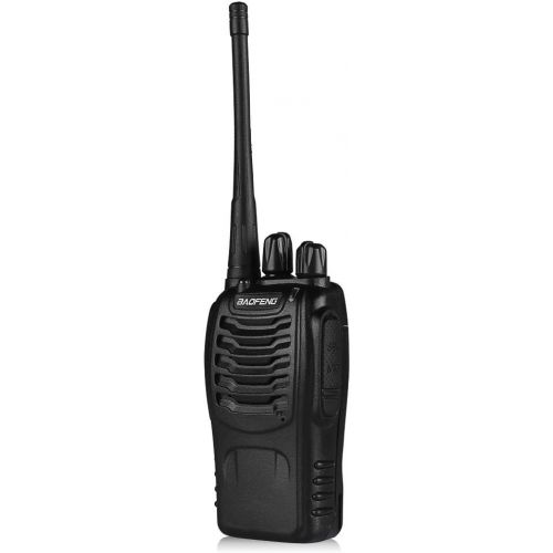  BaoFeng BF-888S (Pack of 4) Handheld 5W Two Way Ham Radio Walkie Talkie with Earpiece Built in LED Torch