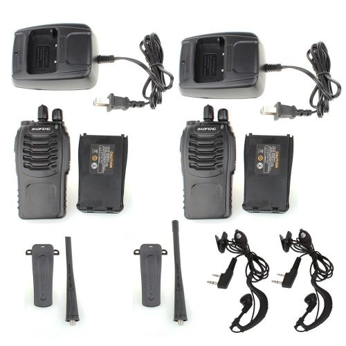  BaoFeng BF-888S 5W 400-470MHz 16-CH Handheld Walkie Talkies Black(Pack of 20)