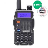 BaoFeng Baofeng Radio UV-5R MK5 8W 2018 Mirkit Edition Improved Model Walkie Talkies Dual Band VHFUHF Two Way Ham Radio 1800mAh Li-ion Battery Pack - USA Warranty