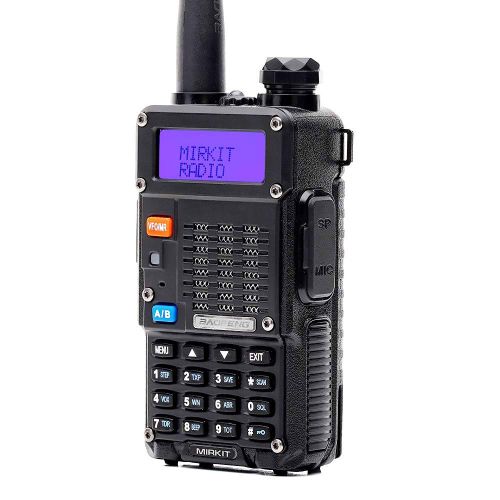  BaoFeng Baofeng Radio UV-5R MK5 8W 2018 Mirkit Edition Improved Model Walkie Talkies Dual Band VHFUHF Two Way Ham Radio 1800mAh Li-ion Battery Pack - USA Warranty