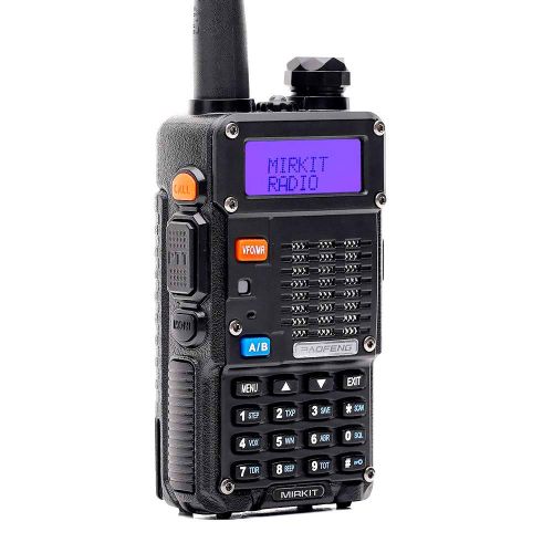  BaoFeng Baofeng Radio UV-5R MK5 8W 2018 Mirkit Edition Improved Model Walkie Talkies Dual Band VHFUHF Two Way Ham Radio 1800mAh Li-ion Battery Pack - USA Warranty
