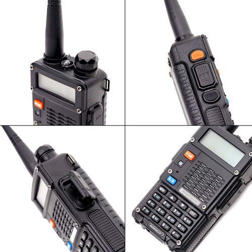  BaoFeng Baofeng Radio UV-5R MK5 8W 2018 Mirkit Edition Improved Model Walkie Talkies Dual Band VHFUHF Two Way Ham Radio 1800mAh Li-ion Battery Pack - USA Warranty