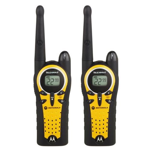  BaoFeng Motorola T7400R 12-Mile 22-Channel FRS/GMRS Two-Way Radio (Pair) (Yellow)