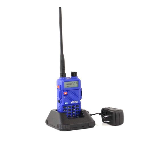  BaoFeng Rugged Radios RH5R-CHA6 6 RH-5R Dual Band Handheld Radios with Bank Charger