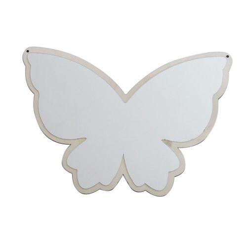  Baoblaze Nordic Style Butterfly Swan Cloud Shatterproof Wood Acrylic Bathroom Decoration Mirror Kids Room Wall Hanging Decoration - As described, 2