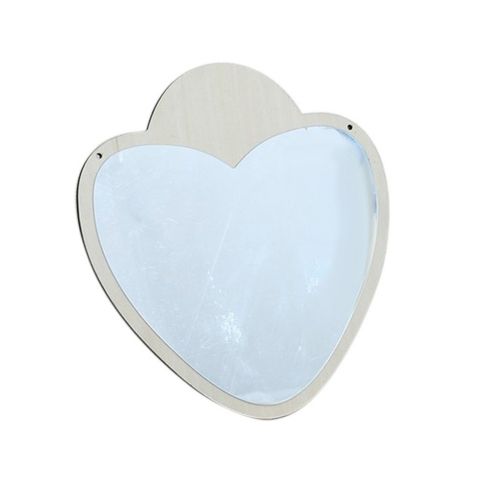  Baoblaze Nordic Style Butterfly Swan Cloud Shatterproof Wood Acrylic Bathroom Decoration Mirror Kids Room Wall Hanging Decoration - As described, 2