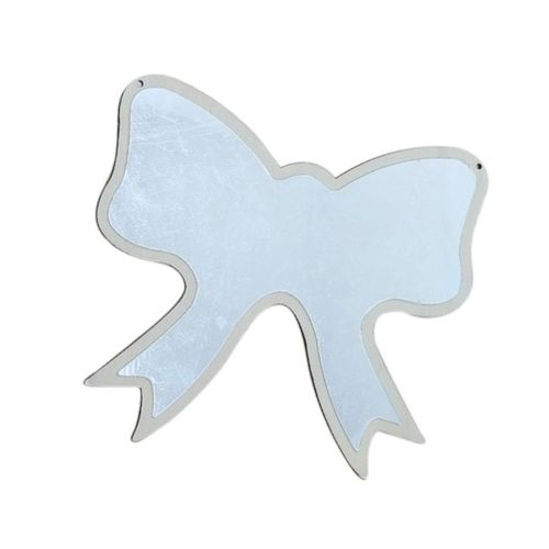  Baoblaze Nordic Style Butterfly Swan Cloud Shatterproof Wood Acrylic Bathroom Decoration Mirror Kids Room Wall Hanging Decoration - As described, 2