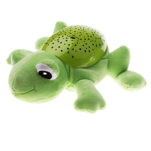  Baoblaze Baby Sleep Lamp LED Night Light Plush Stuffed Toy with Music/Star Projector Gift - Frog, as described