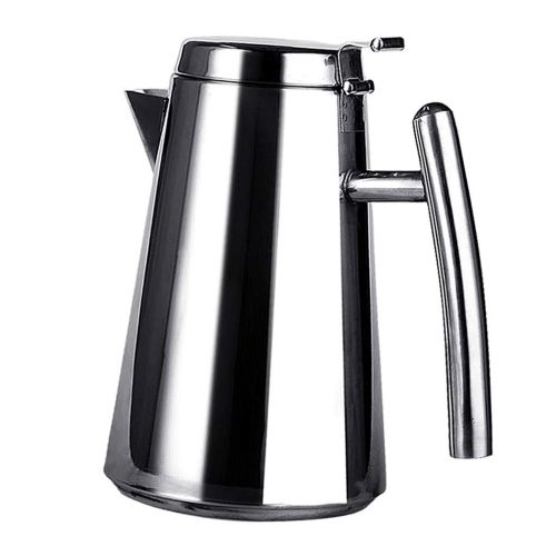  Baoblaze Edelstahl Teekessel Teekanne Kaffeekessel Getraenke Krug - 1.7L kurzer Mund