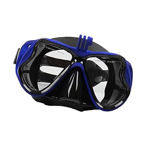  Baoblaze Schnorchelmaske Taucherbrille Tauchermaske Schwimmbrille mit Kamera Halterung fuer Erwachsene und Kinder