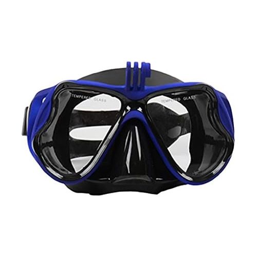  Baoblaze Schnorchelmaske Taucherbrille Tauchermaske Schwimmbrille mit Kamera Halterung fuer Erwachsene und Kinder