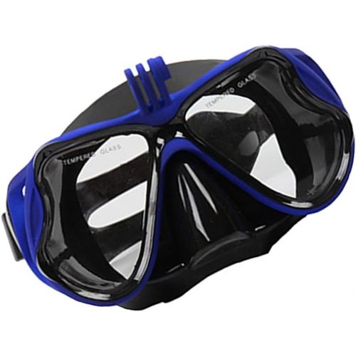  Baoblaze Schnorchelmaske Taucherbrille Tauchermaske Schwimmbrille mit Kamera Halterung fuer Erwachsene und Kinder