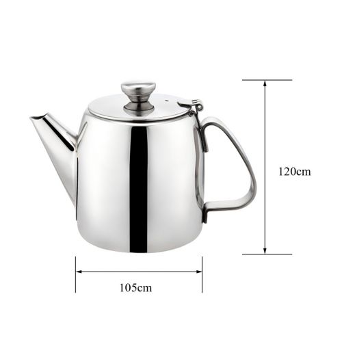  Baoblaze Kaffeebereiter Kaffeekanne Teebereiter aus Edelstahl - Silber, 850ml