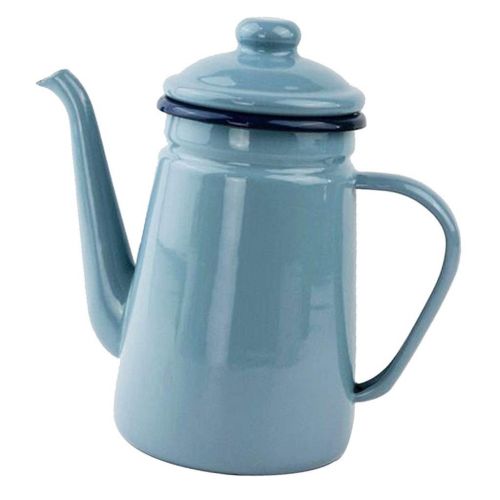  Baoblaze Emaille Kaffeekanne, Teekanne Teekessel Wasser Kanne - typ 4