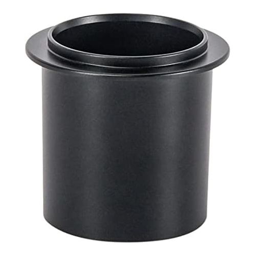  Baoblaze Aluminum Alloy Coffee Dosing Cup Sniffing Mug Powder Feeder Coffee Distributor for Espresso Machine for Portafilter Coffee Tamper DIY Tools - 51mm Black