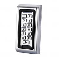 Baoblaze Universal Metal Door Access Control Keypad RFID Cards Reader Kit Waterproof Tools